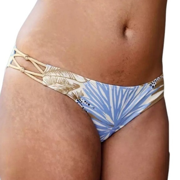 Aerie Knot Bikini Bottom- Monaco Blue - Picture 5 of 8